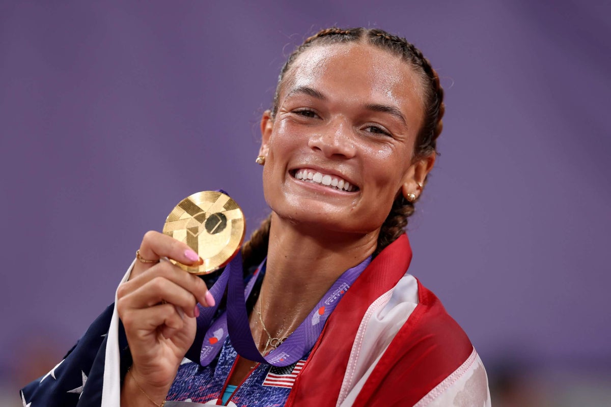 Anna Hall wins first U.S. heptathlon world title since Jackie Joyner-Kersee in 1993